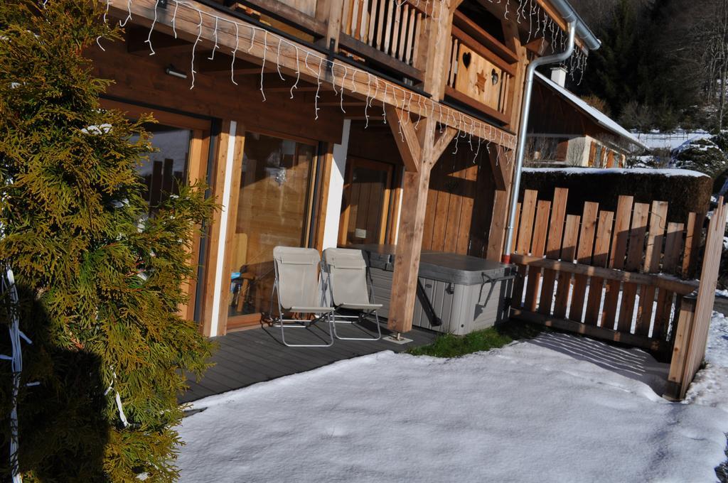 Le Chalet Du Pic SPA privé&Fitness Taninges Extérieur photo