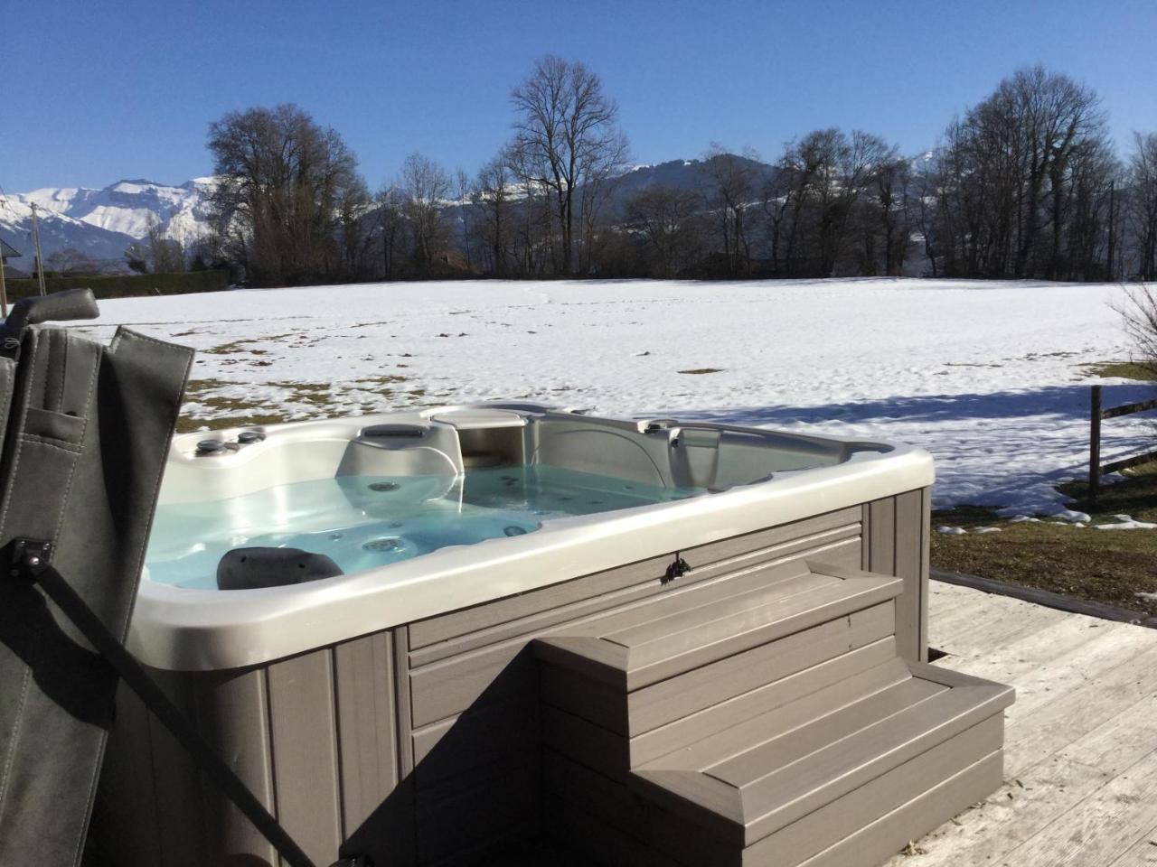 Le Chalet Du Pic SPA privé&Fitness Taninges Extérieur photo